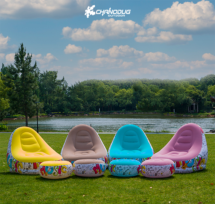 キャンプ/アウトドアソファ インフレータブル＆4027-ソファ